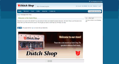 Desktop Screenshot of dutchshoponline.com